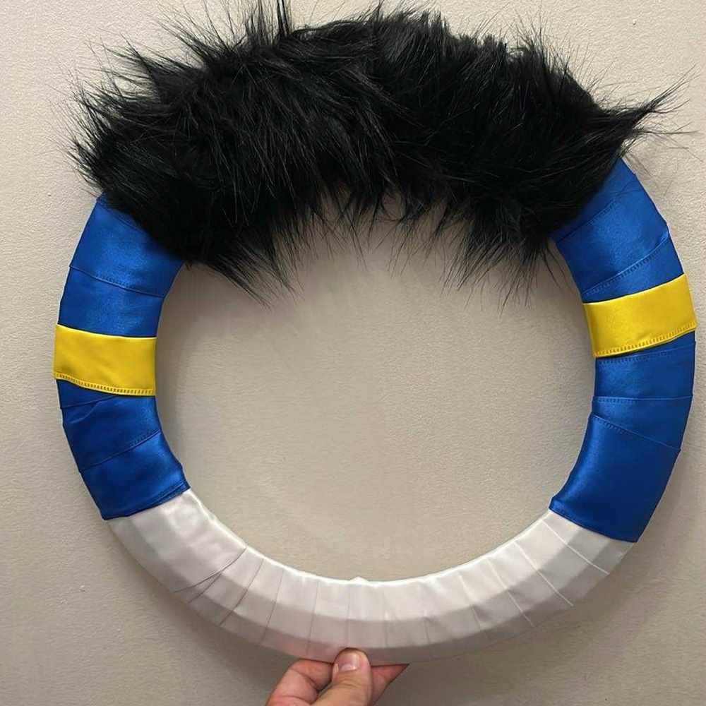 Anime Inspired Dragonballz Vegeta Wreath - Home Decor
